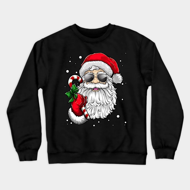 Santa Claus Christmas X-Mas Party Crewneck Sweatshirt by KAWAIITEE